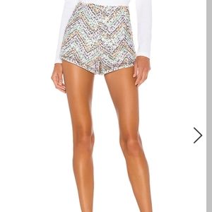 NBD Pacey Shorts in Pastel Rainbow